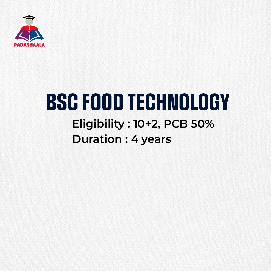 BE/Btech Food Technology